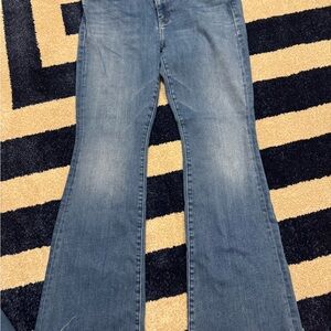 MOTHER Flare Jeans in Classic Blue